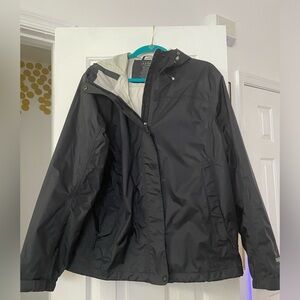 LL Bean - Black Raincoat Shell - XL